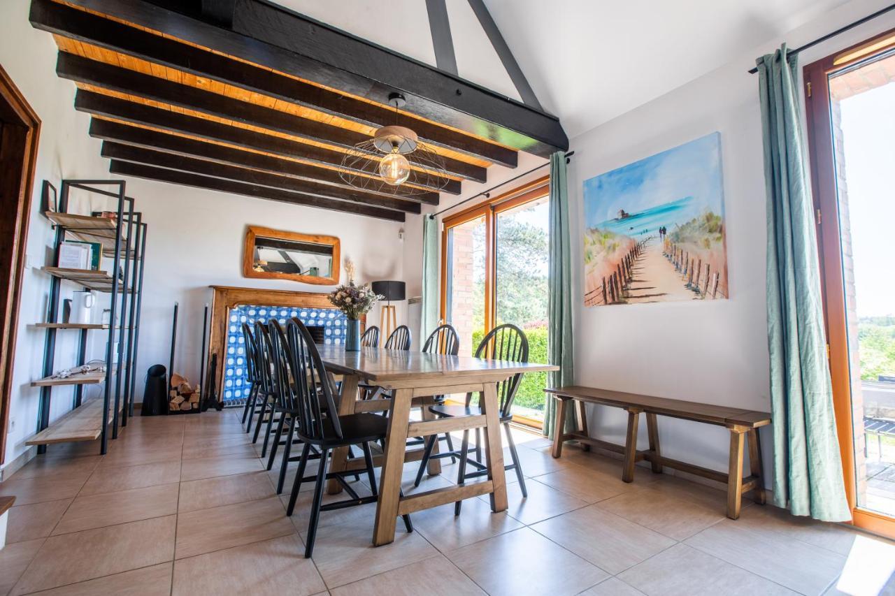 Superbe Maison Avec Piscine Et Jacuzzi Dans Les Dunes 昂布勒特斯 外观 照片